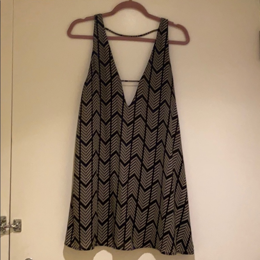 Float baby doll printed dress